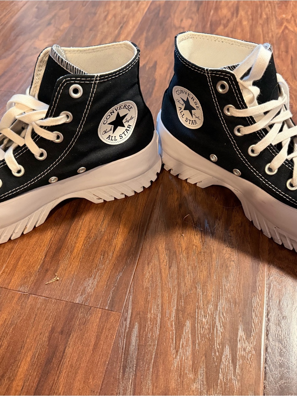 Converse Chuck Taylor All Star Black High-Top Platform Sneakers